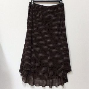 Evan-Picone Polka Dot Skirt